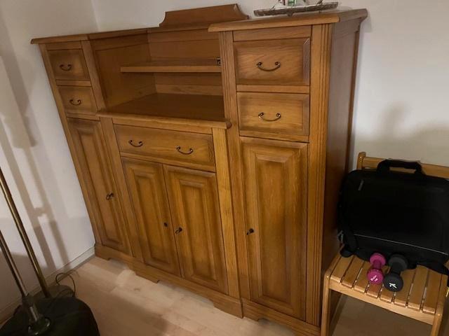 VINTAGE DRESSOIR, Huis en Inrichting, Kasten | Dressoirs, Gebruikt, 150 tot 200 cm, 25 tot 50 cm, Met lade(s), Met deur(en), Met plank(en)