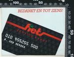 Sticker: Fiets - Service Kaart, Verzenden, Zo goed als nieuw, Bedrijf of Vereniging