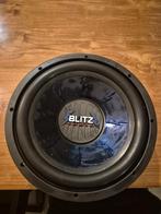Blitz Audio BZWS12D 1200W subwoofer 2x 4 ohm, Ophalen of Verzenden, Zo goed als nieuw