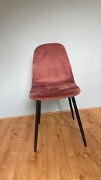 Roze velvet stoelen, Ophalen, Zo goed als nieuw, Overige kleuren, Twee