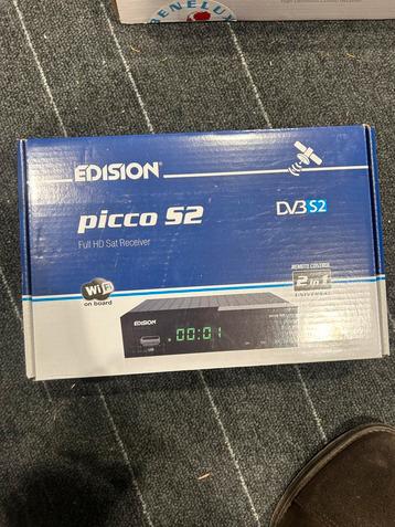 Edision Picco S2 Full HD Sat Receiver zgan compleet beschikbaar voor biedingen