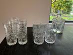 RCR Italia Oasis kristal glas; 6 tumbler, 5 longdrink, karaf, Ophalen of Verzenden, Gebruikt, Overige typen