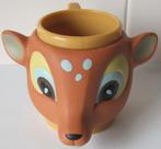 kunststof (ijs) beker met kop van een hert - Bambi, Overige materialen, Ophalen of Verzenden, Zo goed als nieuw, Overige stijlen