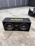 Dubbele Subwoofer + 1000W Versterker, Auto diversen, Autospeakers, Ophalen of Verzenden, Gebruikt