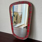 Vintage Retro Geruitte Spiegel, Country Ralph Lauren Stijl, Huis en Inrichting, Minder dan 50 cm, Gebruikt, Ophalen of Verzenden