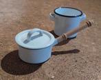 Emaille pannetjes, Antiek en Kunst, Antiek | Emaille, Ophalen of Verzenden