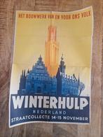 Poster winterhulp, Ophalen of Verzenden, Luchtmacht, Nederland, Foto of Poster