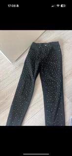 Zwarte glitter broek, Kleding | Dames, Broeken en Pantalons, Verzenden, Zwart, Zo goed als nieuw, Maat 34 (XS) of kleiner