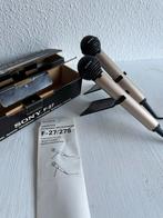 Sony F-27/27S Cardioid Dynamische Microfoon Set, Ophalen of Verzenden, Gebruikt, Zangmicrofoon