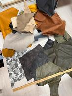 Reststukken leer - afhalen in Tilburg, Hobby en Vrije tijd, Stoffen en Lappen, Ophalen, Leer of Kunstleer, Nieuw, Minder dan 30 cm
