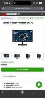 GamingMonitor Tempest GP27U 27 Inch 4K HDMI 2.1 160HZ! USB-C, Computers en Software, Monitoren, Gaming, IPS, Ophalen of Verzenden