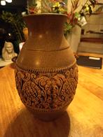 Mooie retro West Germany vaas hoogte 31 cm, Antiek en Kunst, Ophalen of Verzenden