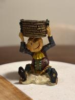 Efteling Laaf Kaarsenhouder Beeldje met mand, Ophalen of Verzenden, Gebruikt, Beeldje of Poppetje