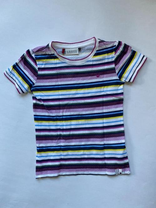 Leuk gestreept shirt van Looxs (134/140), Kinderen en Baby's, Kinderkleding | Maat 134, Gebruikt, Meisje, Shirt of Longsleeve