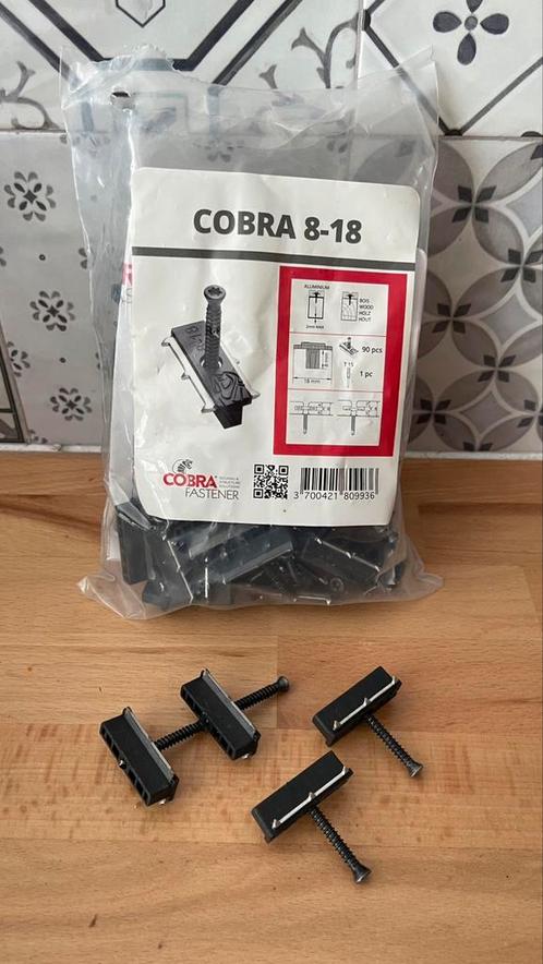 Montageclips voor vlonderplanken, Cobra 8-28, Konsta, Doe-het-zelf en Verbouw, IJzerwaren en Bevestigingsmiddelen, Zo goed als nieuw