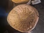 25 rieten mandjes, Ophalen of Verzenden, Zo goed als nieuw, Rechthoekig, Riet