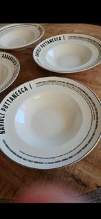 4 mooie diepe pastaborden, Ophalen, Zo goed als nieuw, Overige stijlen