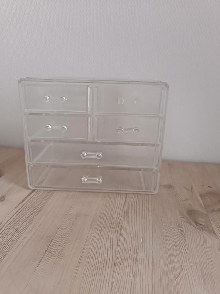 Make up organizer ladekast, Sieraden, Tassen en Uiterlijk, Beautycases, Gebruikt, Hardcase, Ophalen of Verzenden