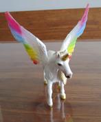 Schleich Bayala Regenboog Pegasus Hengst, Ophalen of Verzenden, Zo goed als nieuw, Paard, Beeldje of Figuurtje
