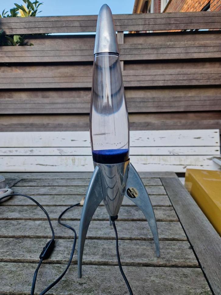 Mathmos Telstar Lavalamp Clear/Plum, Huis en Inrichting, Lampen | Tafellampen, Minder dan 50 cm, Ophalen of Verzenden