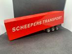 Solido Trailer Scheepers Transport, Overige merken, Bus of Vrachtwagen, Zo goed als nieuw, Verzenden
