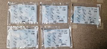 5x Ikea Utrusta drukbeslag  beschikbaar voor biedingen