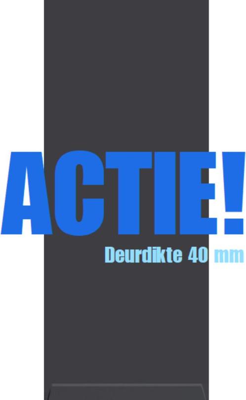 ACTIE! - Geïsoleerde Voordeur incl montage | Deurdikte 40 mm, Doe-het-zelf en Verbouw, Deuren en Horren, Nieuw, Buitendeur, Hout