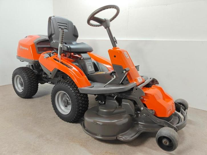 Husqvarna R214T 103cm 2 cilinder 123uur zitmaaier B&S, Tuin en Terras, Zitmaaiers, Zo goed als nieuw, 90 tot 120 cm, Elektrische starter