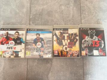 PS3 Spellen - FIFA, Army of Two, WWE beschikbaar voor biedingen