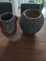 Bloempot met Kruik - Decoratief Duo, Ophalen of Verzenden, Zo goed als nieuw