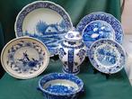 Blauw witte borden en grote vaas., Verzamelen, Retro, Ophalen of Verzenden, Huis en Inrichting