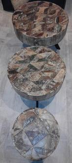 Mooie salon / bijzettafel, Ophalen, Rond, 55 tot 75 cm, Zo goed als nieuw