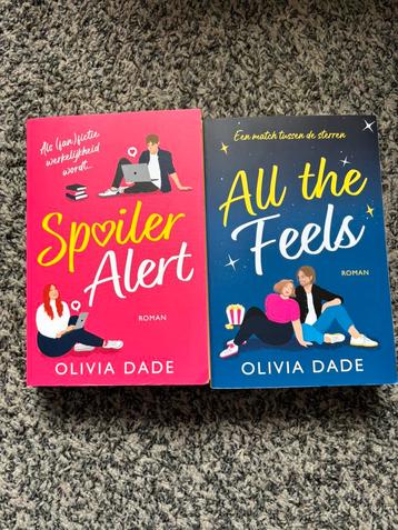 Serie spoiler alert en All the feels, NL, Olivia Dade beschikbaar voor biedingen