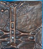 JEAN & MARIANNE BREMERS. DUBBELZIJDIG BRONZEN RELIËF. 1986., Ophalen, Brons