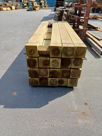 Grenen 195x195mm groen geïmpregneerd 19/300cm nr. 563 beschikbaar voor biedingen