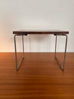 Brabantia Vintage bijzettafel gefineerd palissander hout, Huis en Inrichting, Tafels | Bijzettafels, Minder dan 45 cm, Minder dan 55 cm