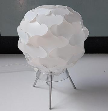 Vintage witte IKEA Fillsta tafellamp, jaren '90 beschikbaar voor biedingen