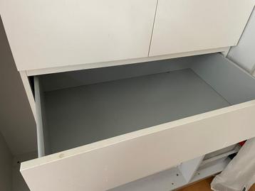 ikea kast Malm 6 lades wit - afbeelding 2