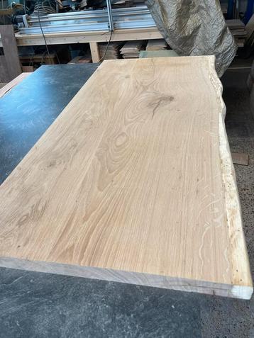 Wastafelblad eiken massief op maat gemaakt op voorraad beschikbaar voor biedingen