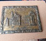 Koperen plaquette, Antiek en Kunst, Curiosa en Brocante, Ophalen of Verzenden