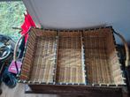 Bestek mand riet, Huis en Inrichting, Woonaccessoires | Schalen en Manden, Mand, Rond, Ophalen of Verzenden, Zo goed als nieuw