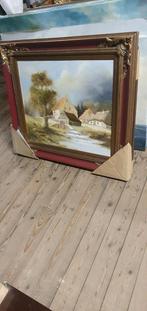 Mooi schilderij gesigneerd., 50 tot 75 cm, Ophalen of Verzenden, Zo goed als nieuw, 50 tot 75 cm