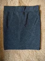 Hema glitter rok zwart zilver xl stretch nieuw, Zwart, Maat 46/48 (XL) of groter, Nieuw, Ophalen of Verzenden