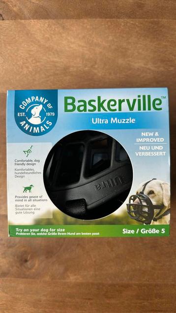 Baskerville maat 5. Muilkorf ultra muzzle beschikbaar voor biedingen