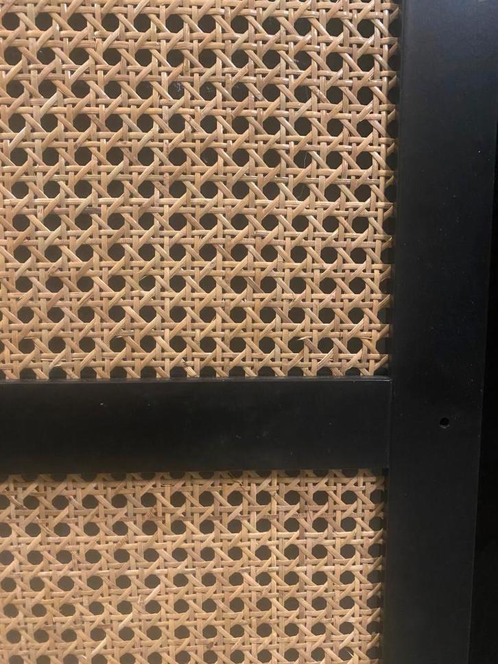 Vidaxl dressoir zwart rotan, Huis en Inrichting, Woonaccessoires | Kamerschermen, Zo goed als nieuw, Ophalen