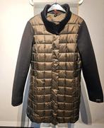Halflange winterjas groen/zwart mt 40, Kleding | Dames, Jassen | Winter, Maat 38/40 (M), 7 Seasons, Zwart, Ophalen of Verzenden