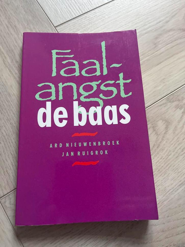 Faalangst de Baas - Ard Nieuwenbroek & Jan Ruigrok, Boeken, Psychologie, Gelezen, Overige onderwerpen, Ophalen of Verzenden