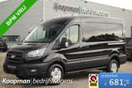 Ford Transit 350 2.0TDCI 165pk L2H2 Trend | Automaat | 2800k, Auto's, 1995 cc, 4 cilinders, 2800 kg, Zwart