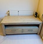 Houten TV kast met lades, Huis en Inrichting, Kasten | Televisiemeubels, Ophalen, Gebruikt, 100 tot 150 cm, Minder dan 100 cm
