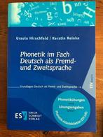 Phonetik im Fach Deutsch als Fremd- und Zweitsprache, Ophalen of Verzenden, Ursula Hirschfeld, Zo goed als nieuw